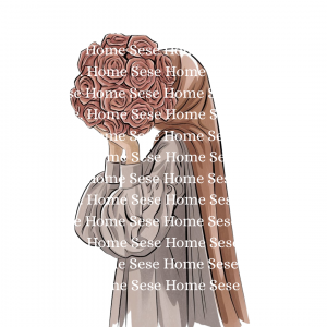 Visage caché : Femme de profil abaya taupe